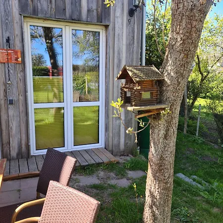 Sonniges Sundchalet Ferienhaus Stralsund